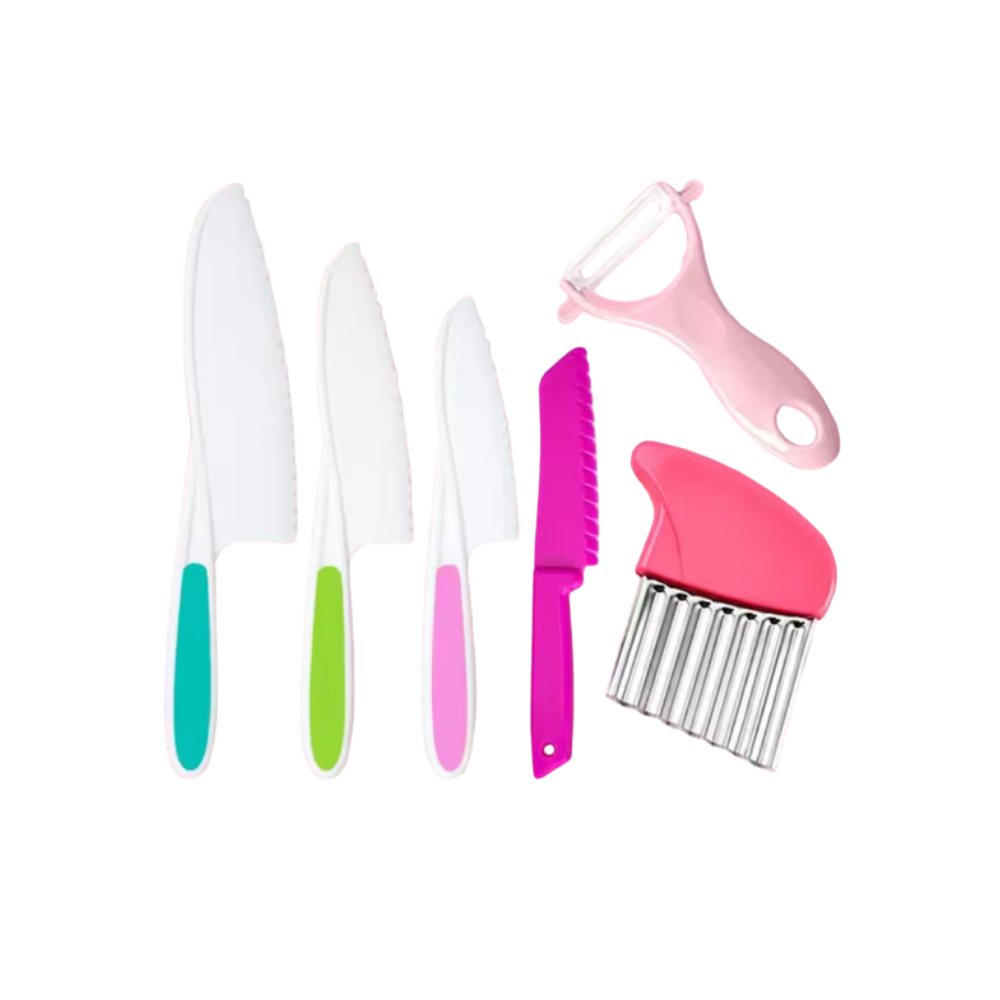 Çocuk Dostu Mutfak Seti Oyuncak -Pink - Ozerty