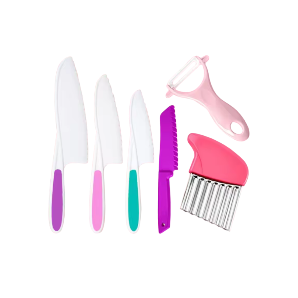 Çocuk Dostu Mutfak Seti Oyuncak -Purple - Ozerty