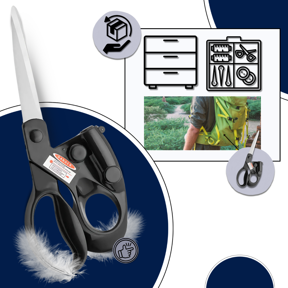 Lazer Çizgi El Sanatları Makası - Ozerty