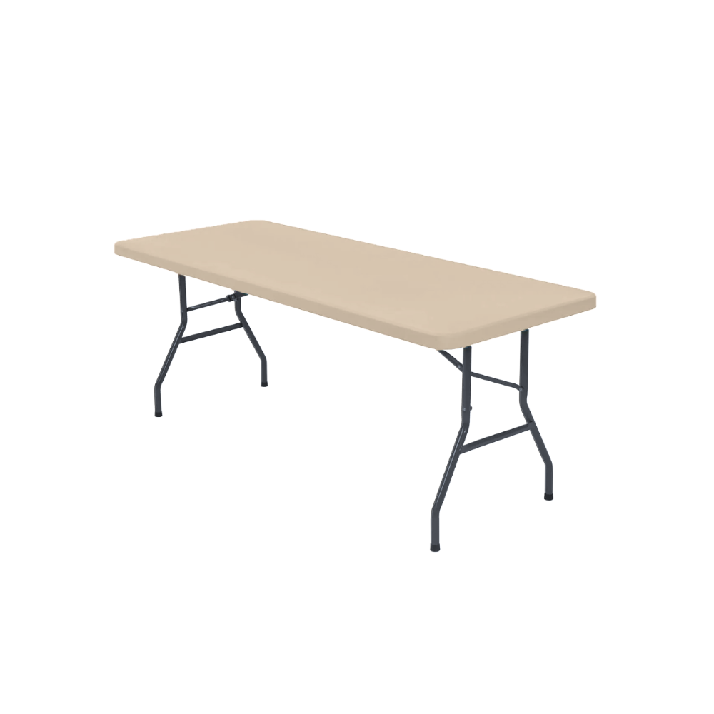 Lüks Kuzu Derisi Masa Örtüsü -Bej - Ozerty