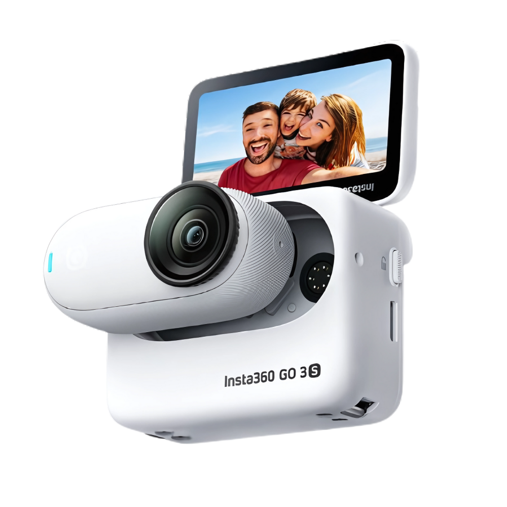 Manyetik Montajlı Insta 360 Eller Serbest Kamera -Kutup Beyazı - Ozerty