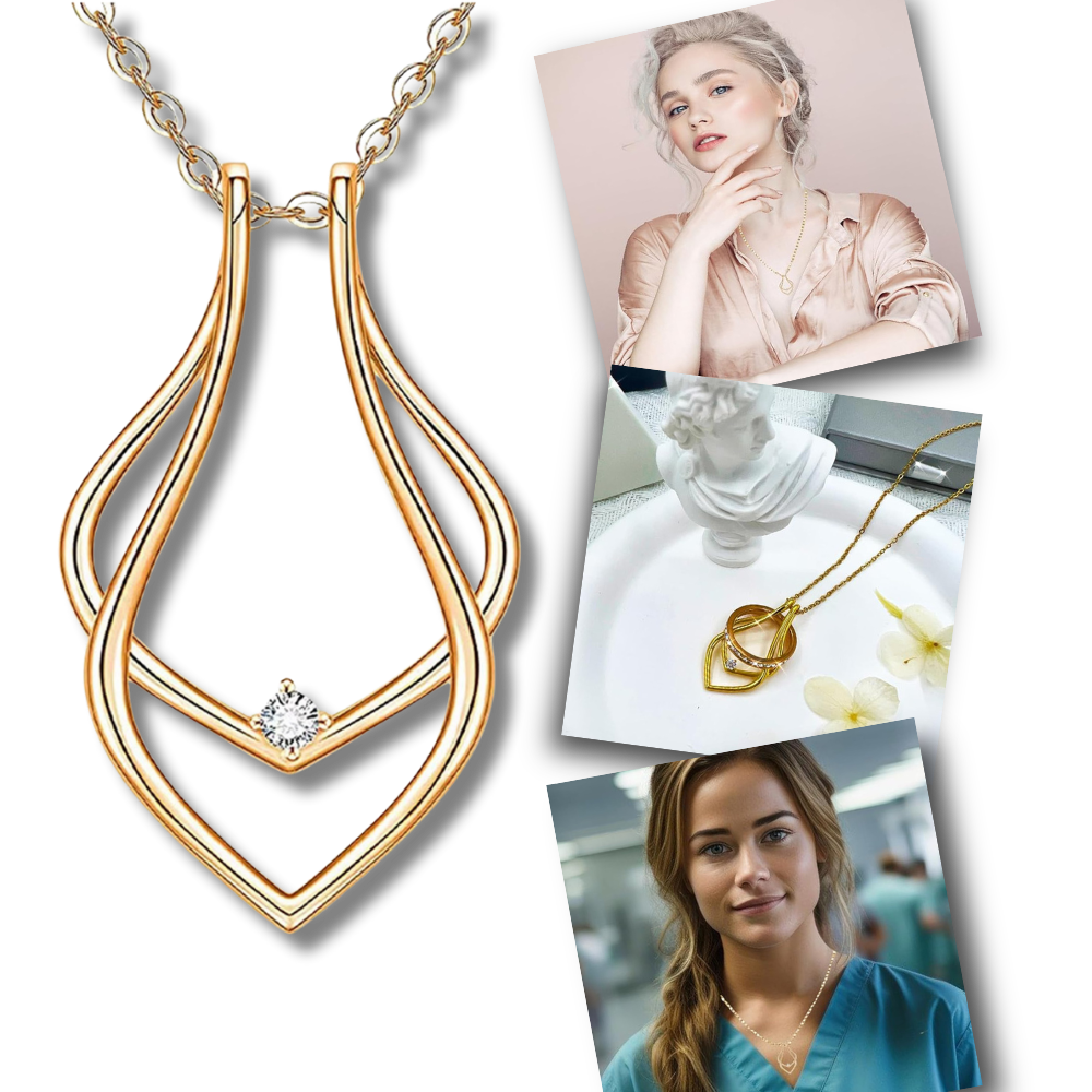 Minimalist Yüzük Tutucu Kolye - Ozerty