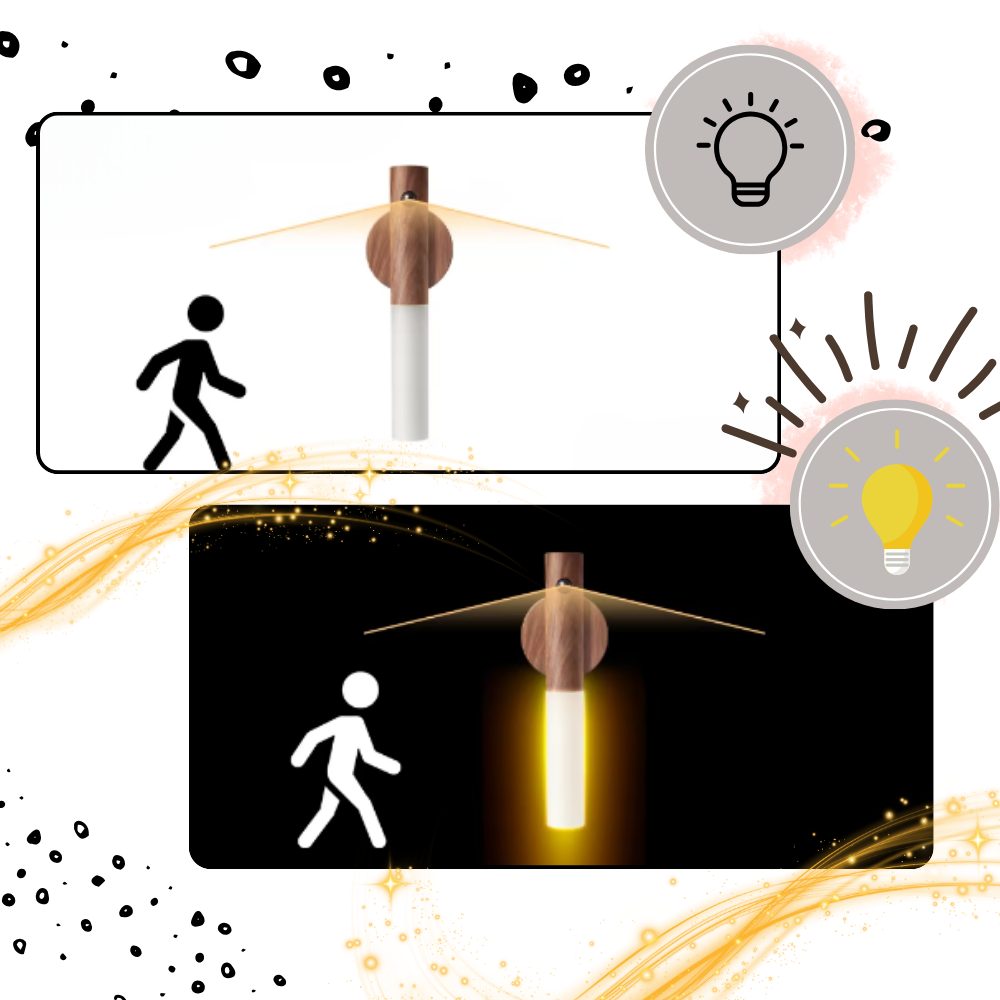 Hareket Sensörlü Şarj Edilebilir Lamba Torche - Ozerty