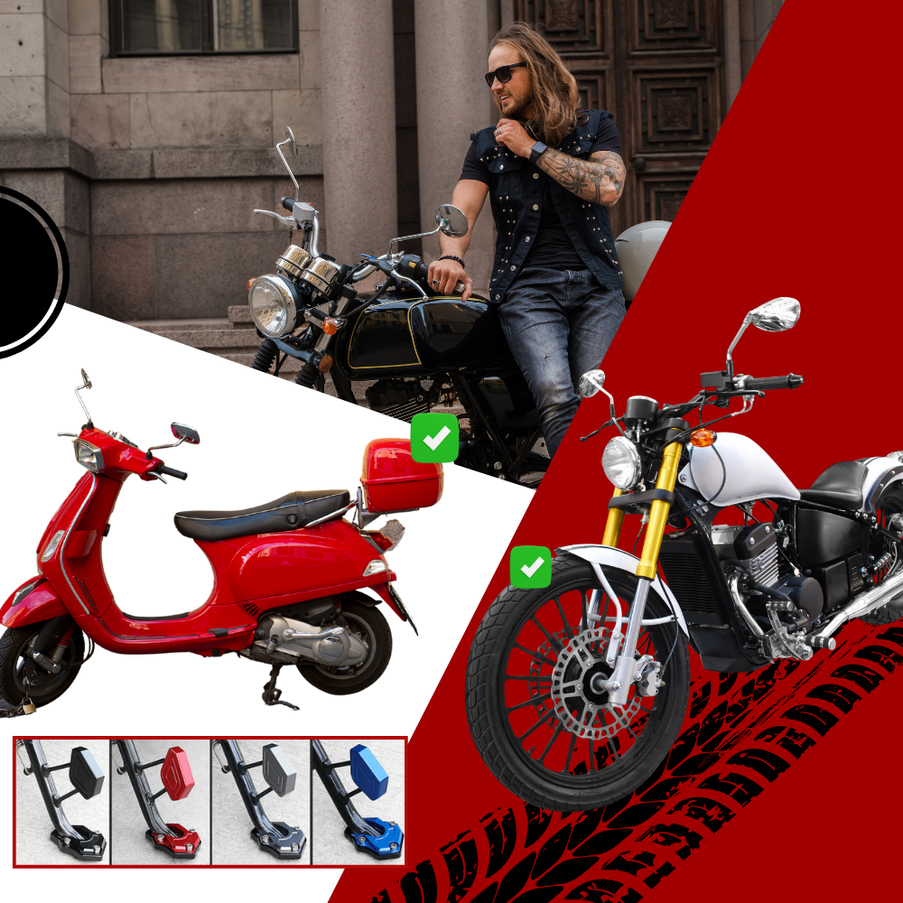 Motosiklet Alaşımlı Kickstand Kombinasyonu - Ozerty