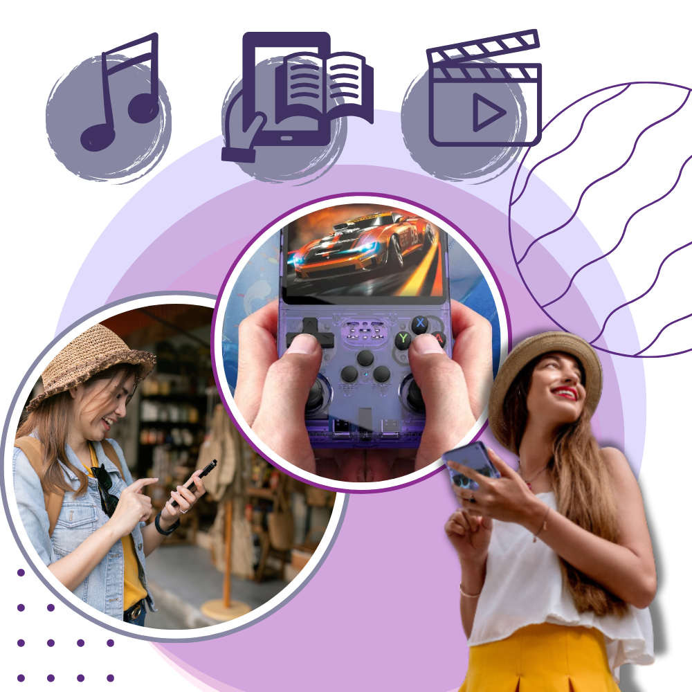 Çoklu Emülatör Retro El Konsolu - Ozerty