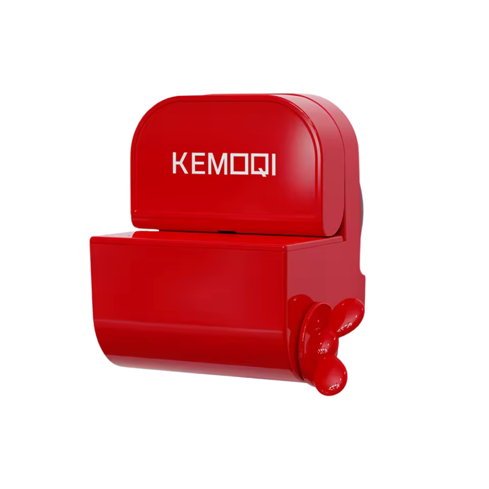 Atıksız Diş Macunu Dispenseri -Kırmızı - Ozerty