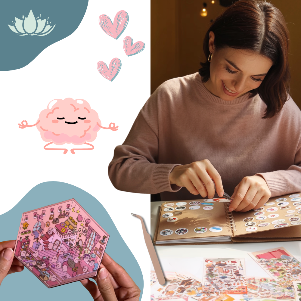 Pastel Ev Masalları Çıkartmaları - Ozerty