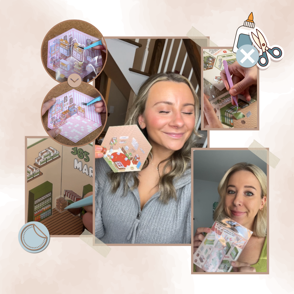 Pastel Ev Masalları Çıkartmaları - Ozerty