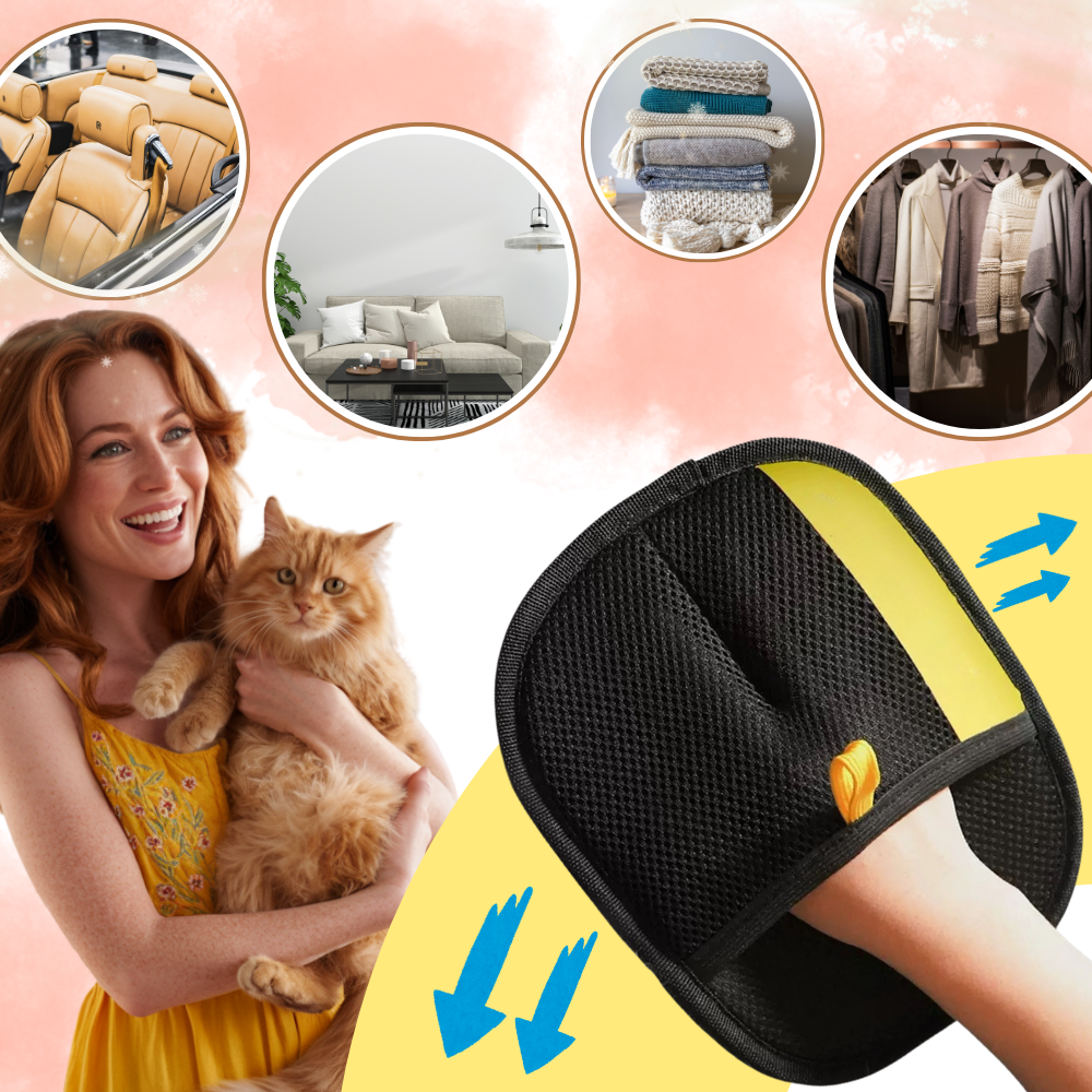 Evcil Hayvan Tüy Toplayıcı Eldiven - Ozerty