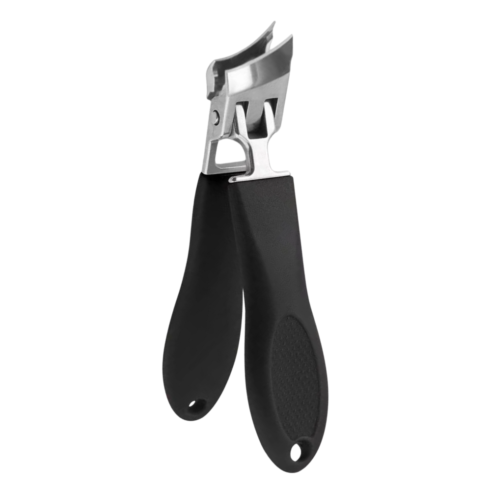 Hassas Tutuşlu Geniş Çeneli Tırnak Makası -Siyah - Ozerty