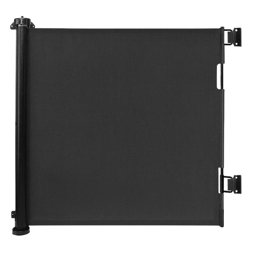 Geri Çekilebilir Sağlam Hasır Evcil Hayvan ve Bebek Kapısı -Siyah - Ozerty