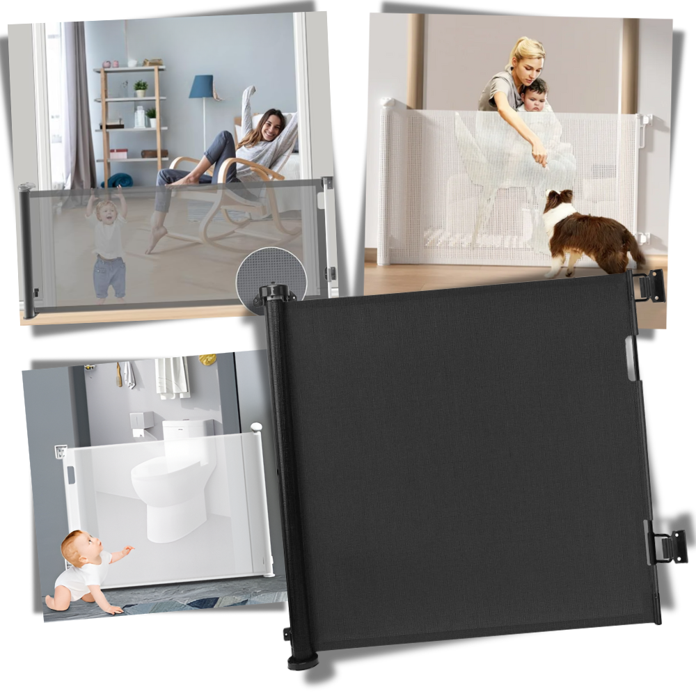 Geri Çekilebilir Sağlam Hasır Evcil Hayvan ve Bebek Kapısı - Ozerty