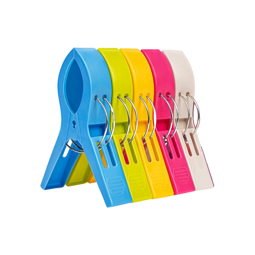 Yuvarlak Çene Çok Amaçlı Klipsler -5 Adet - Ozerty