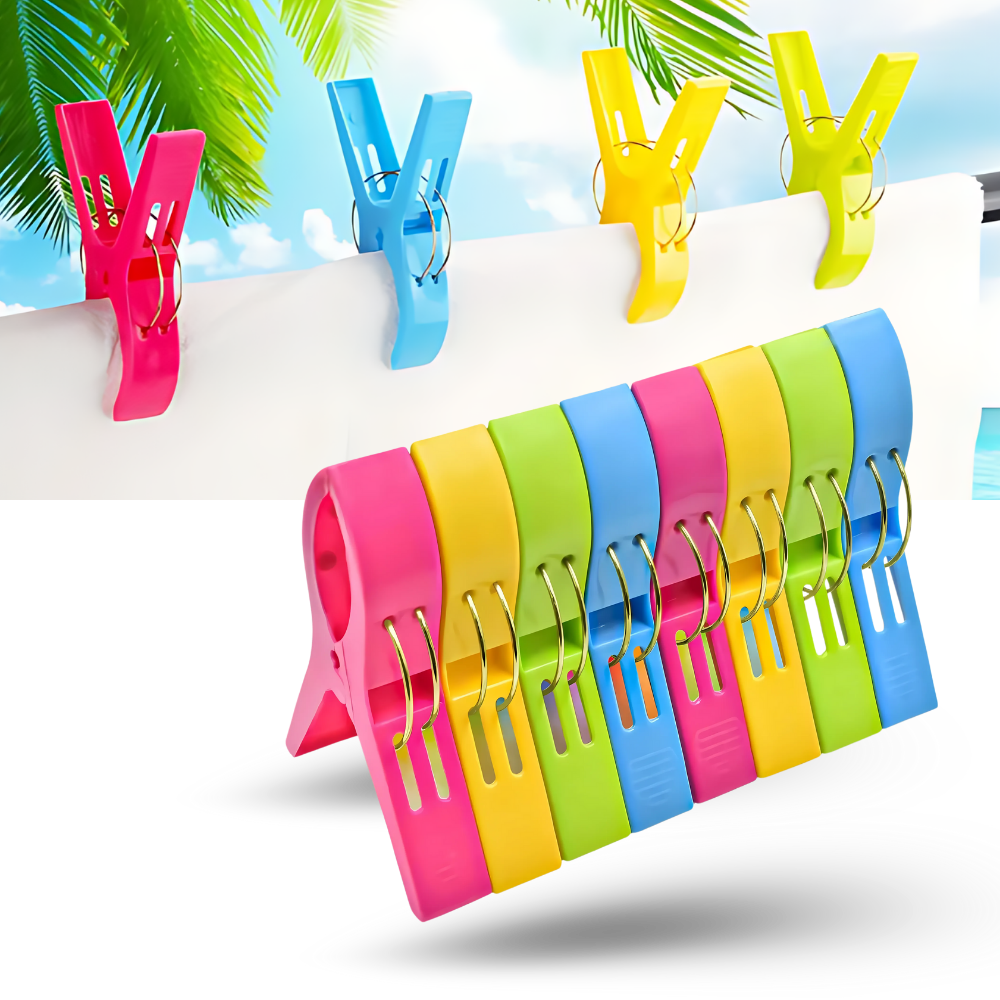 Yuvarlak Çene Çok Amaçlı Klipsler - Ozerty