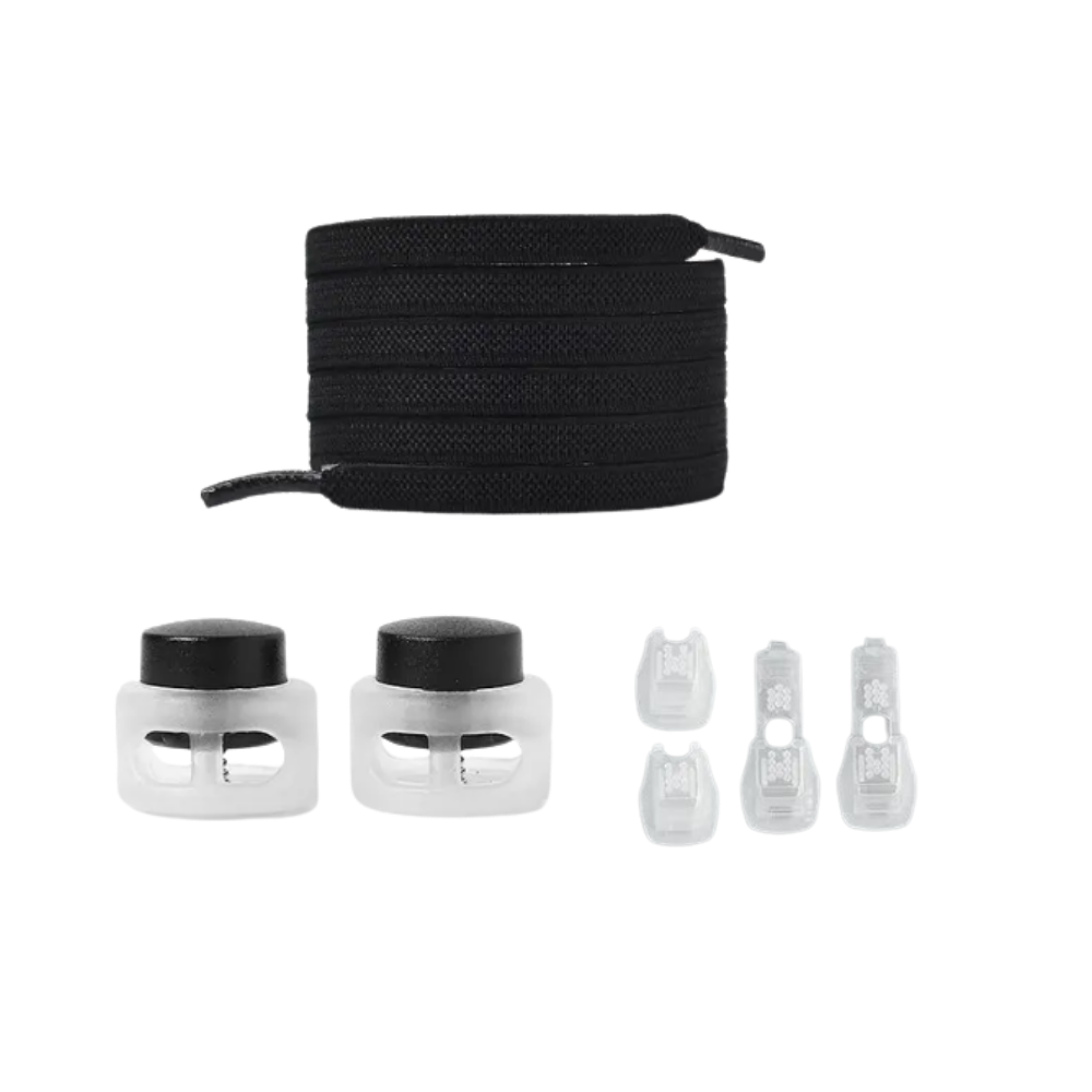 Güvenli Modaya Uygun Kilit Bağcıkları -Siyah - Ozerty