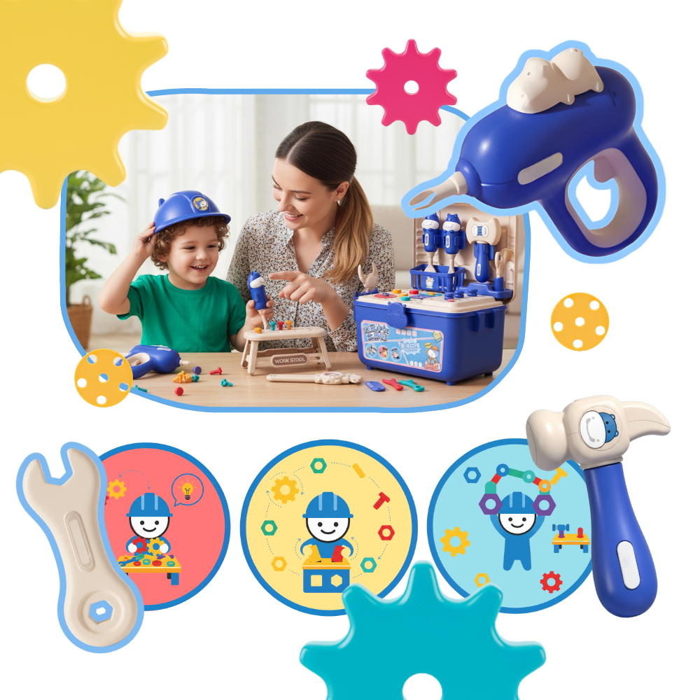 Vida Bulmaca Çocuk Alet Kutusu - Ozerty