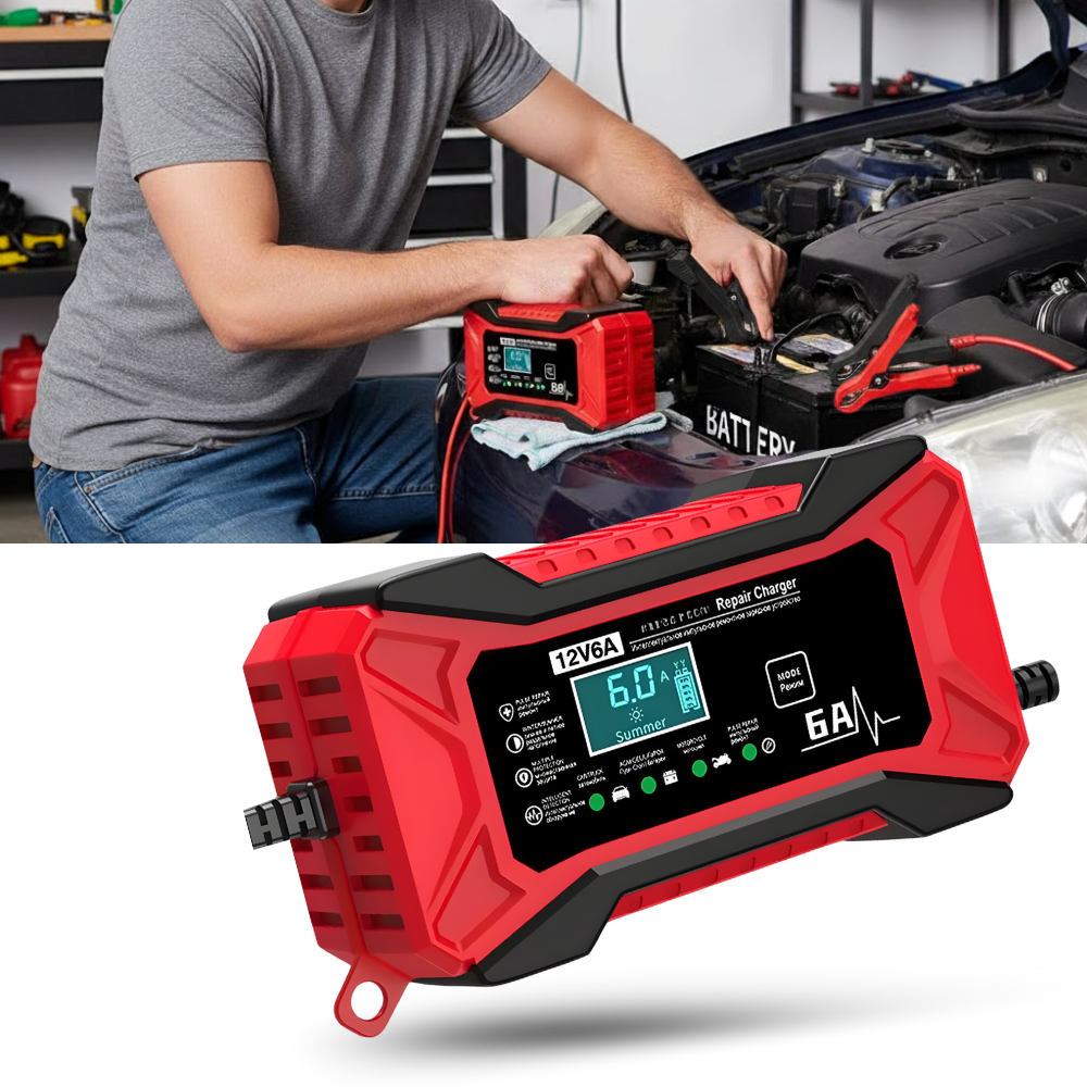 Akıllı 12V Pil Canlandırıcı Şarj Cihazı - Ozerty