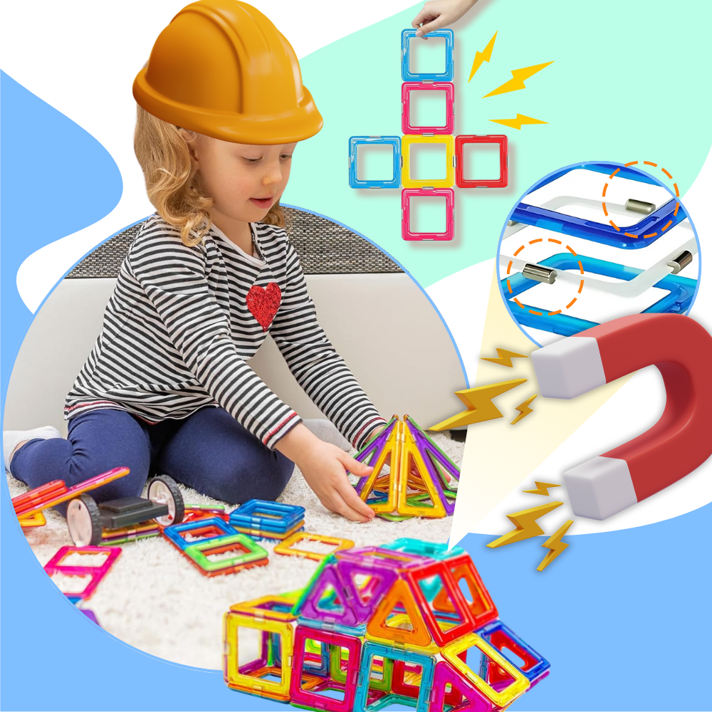 Çıtçıtlı Manyetik Bloklar - Ozerty