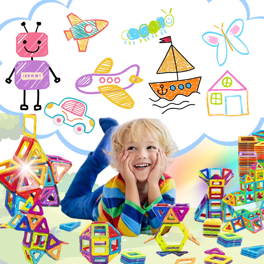 Çıtçıtlı Manyetik Bloklar - Ozerty