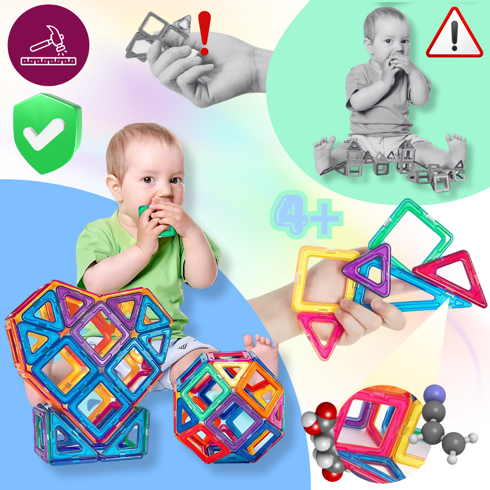 Çıtçıtlı Manyetik Bloklar - Ozerty