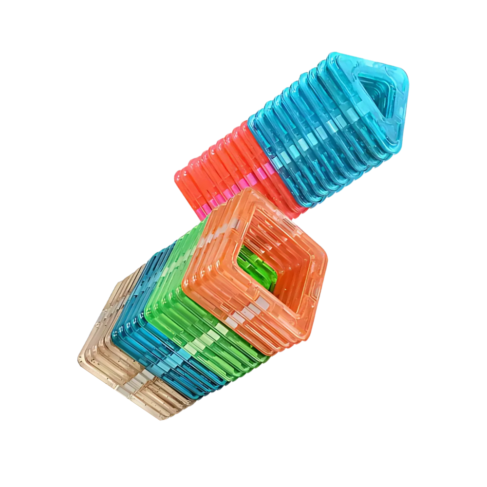 Çıtçıtlı Manyetik Bloklar -Mini Boyut - Ozerty