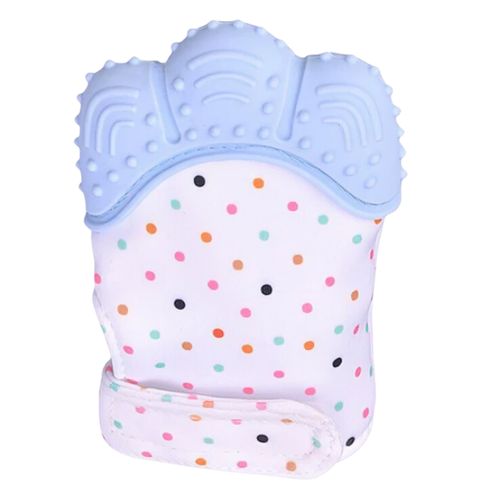 Yatıştırıcı Diş Çıkarma Eldiveni -Mavi - Ozerty