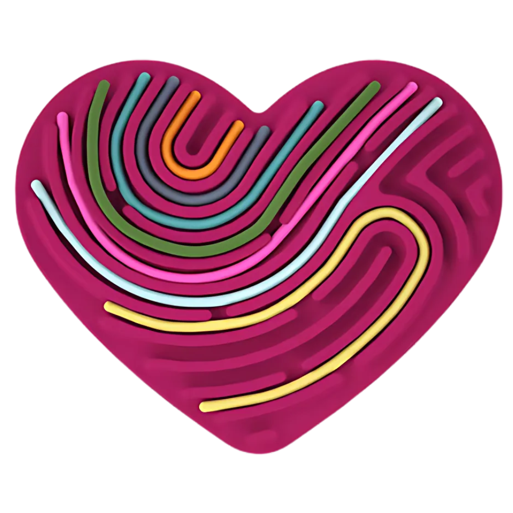 Stres Giderici Duyusal Etkinlik Panosu -Koyu Kırmızı - Ozerty