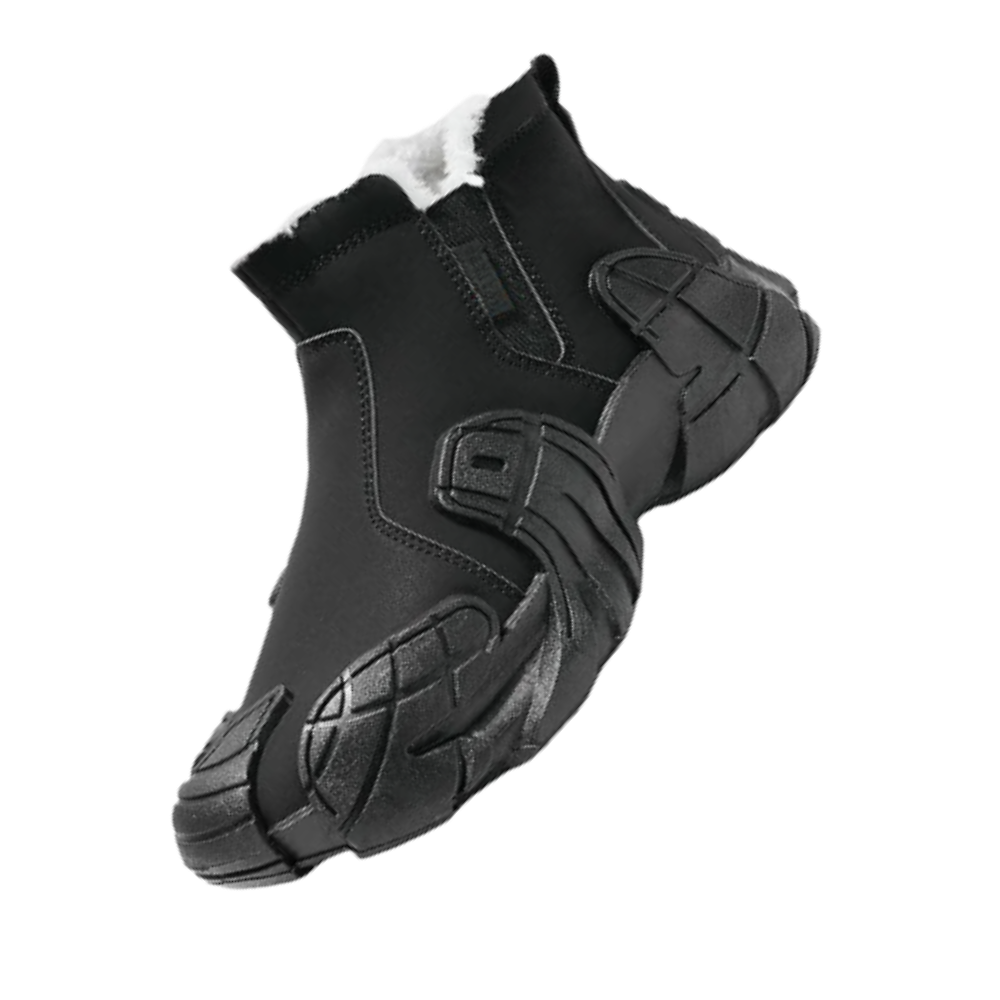 Şık Su Geçirmez Erkek Botları -Siyah - Ozerty