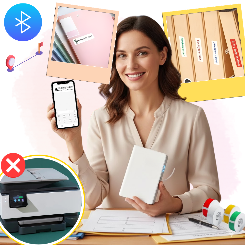 Taşınabilir Termal Etiket Yazıcısı - Ozerty