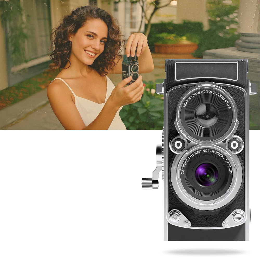 Zamansız Click TLR Fotoğraf Makinesi - Ozerty