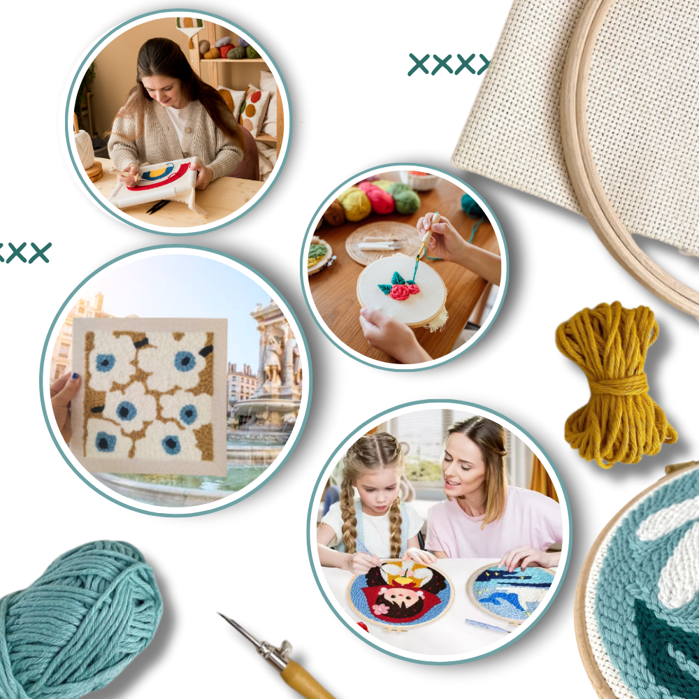 Tranquil İplik Punch İğne Seti - Ozerty