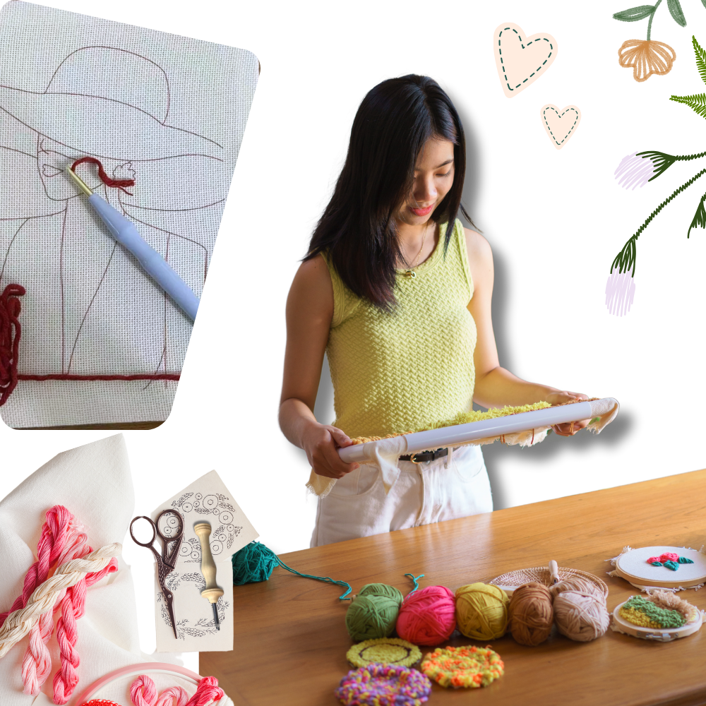 Tranquil İplik Punch İğne Seti - Ozerty