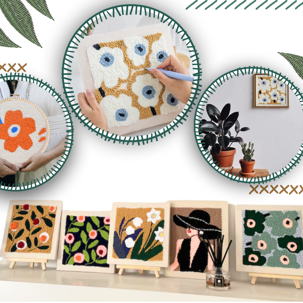 Tranquil İplik Punch İğne Seti - Ozerty