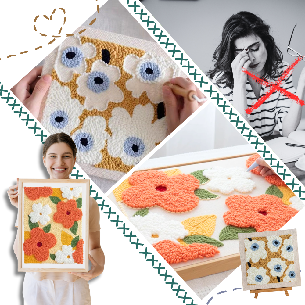 Tranquil İplik Punch İğne Seti - Ozerty