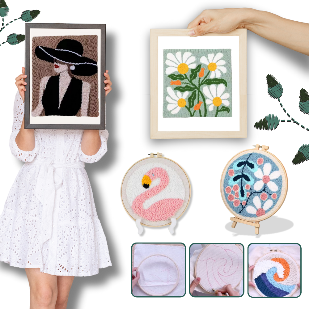 Tranquil İplik Punch İğne Seti - Ozerty