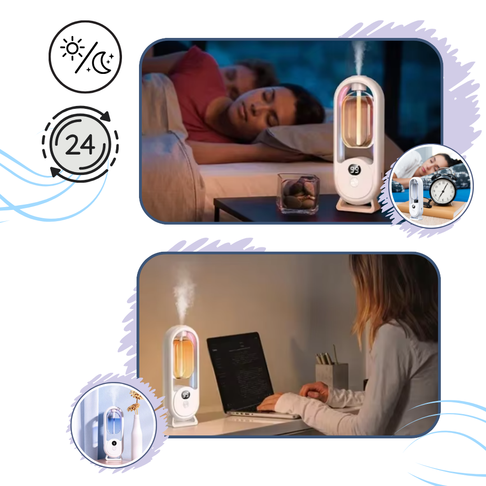 Ultrasonik Aroma Difüzörü - Ozerty