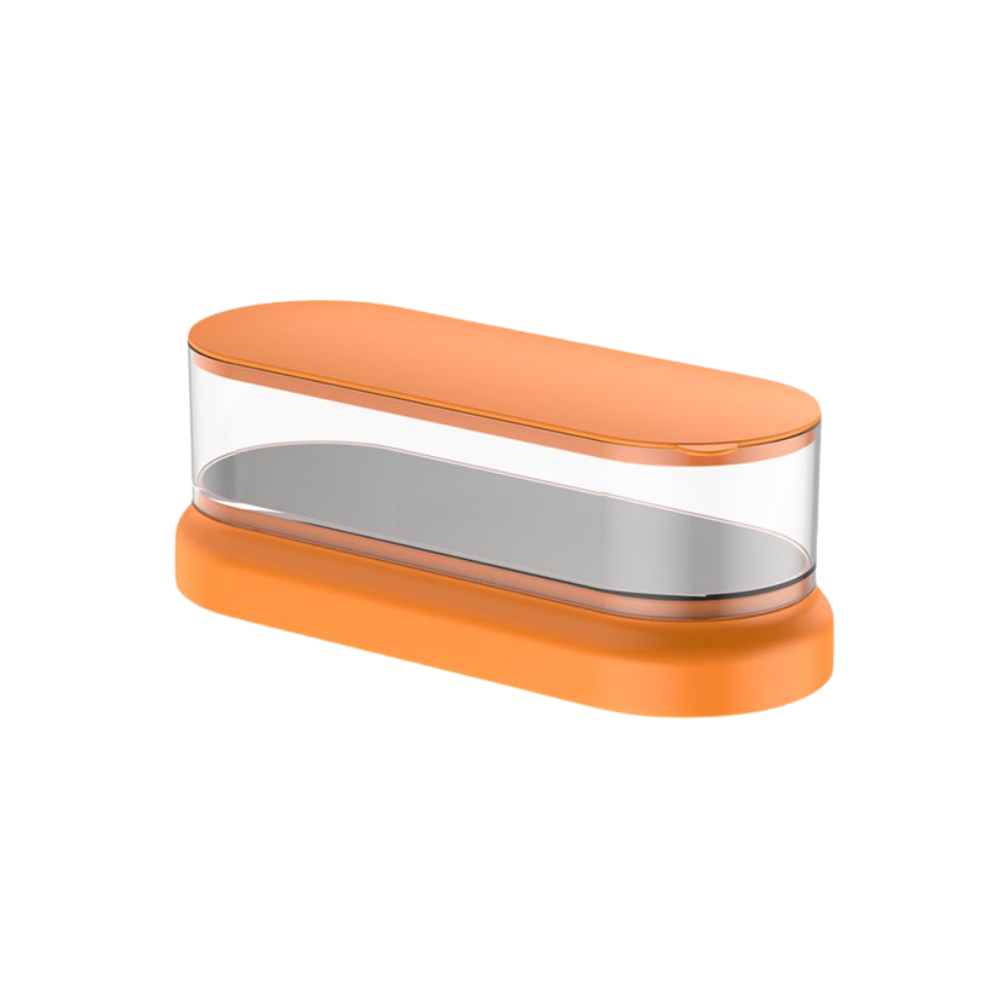 Ultrasonik Mücevher Temizleme Makinesi -Turuncu Cam - Ozerty