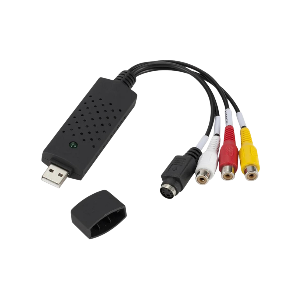 USB 2.0 Easier Cap Video TV DVD VHS DVR Yakalama Adaptörü - Ozerty