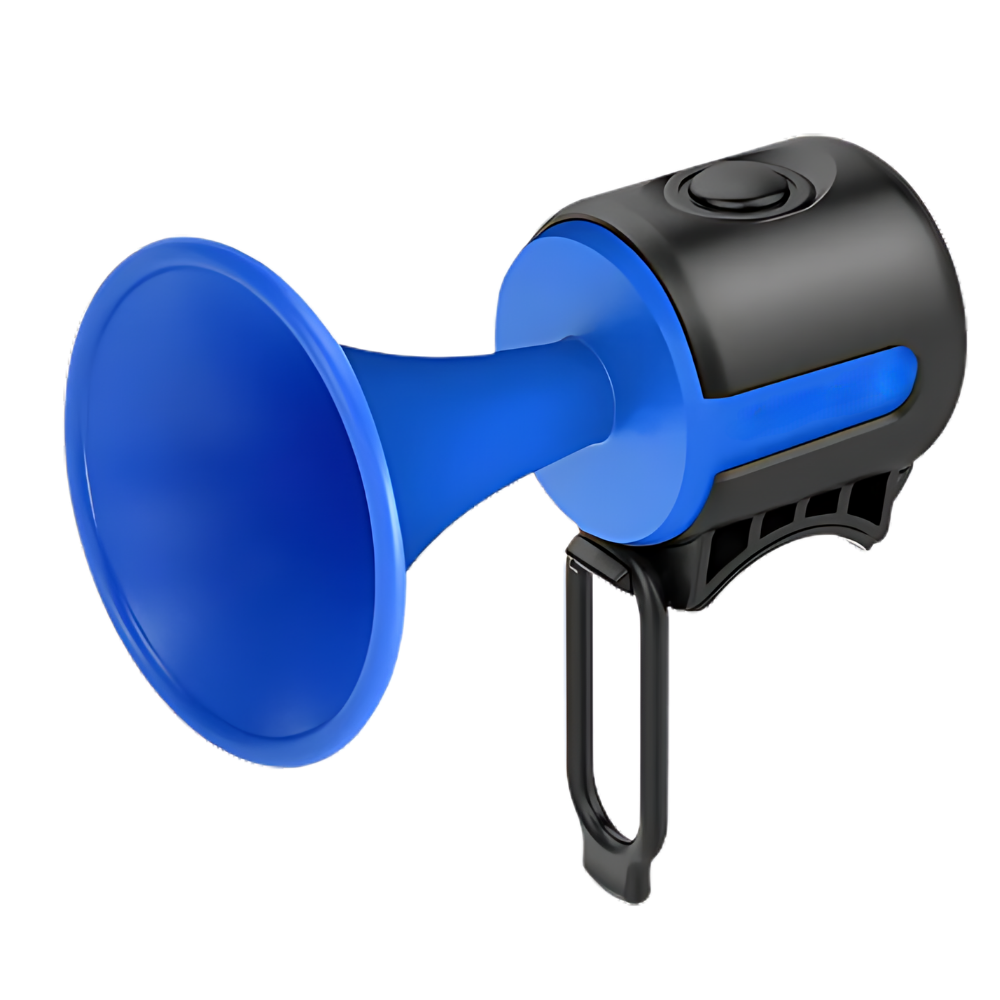 Su geçirmez Yüksek Sesli Elektrikli Bisiklet Kornası -Mavi - Ozerty