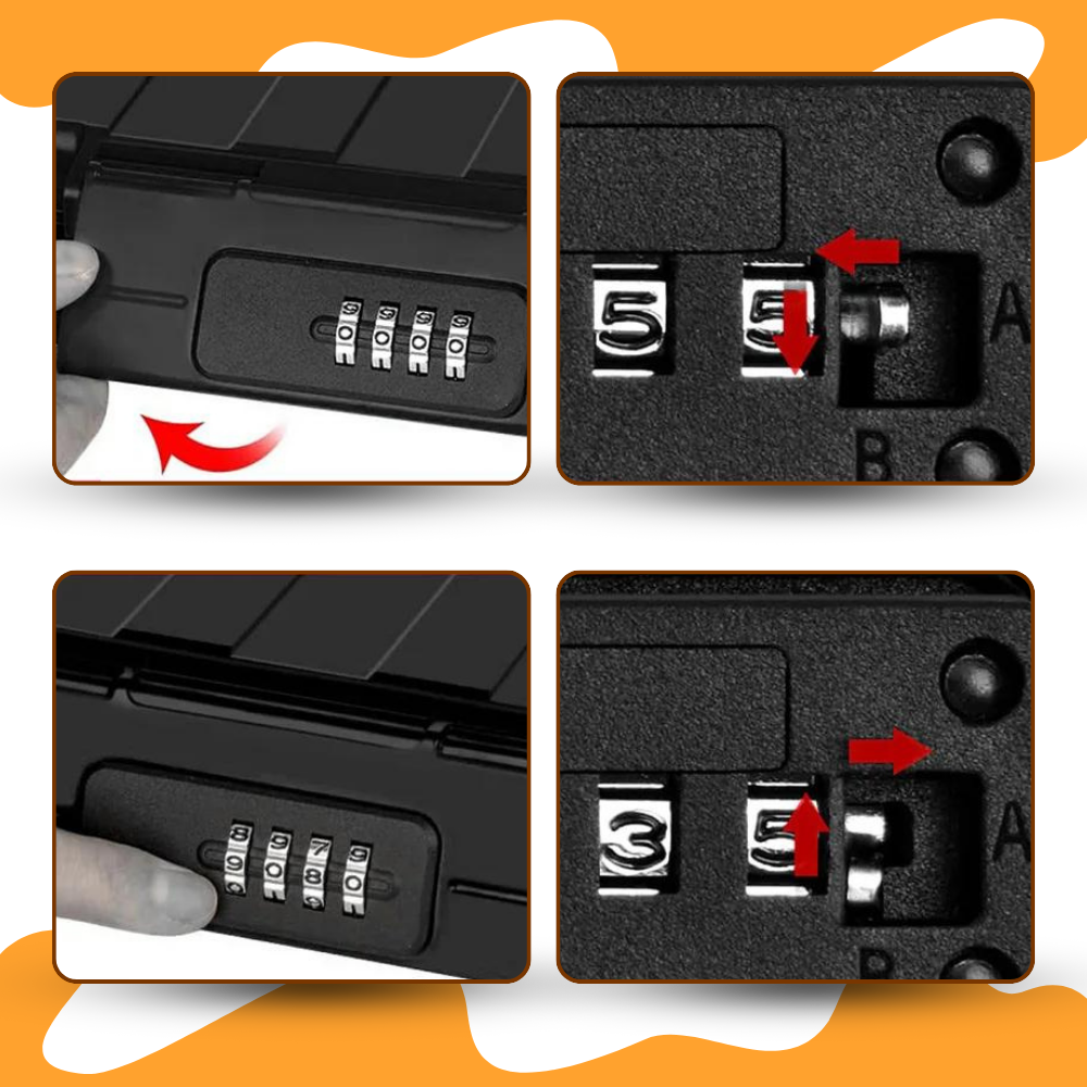 Su Geçirmez Küçük Kilitlenebilir Saklama Kutusu - Ozerty