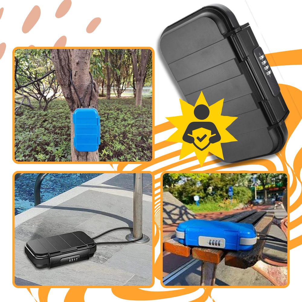 Su Geçirmez Küçük Kilitlenebilir Saklama Kutusu - Ozerty