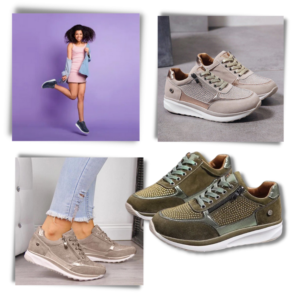 Rhinestone Kama Spor Ayakkabı - Ozerty