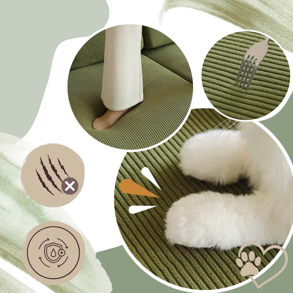 Kırışmaz Kadife Kanepe Kılıfı - Ozerty