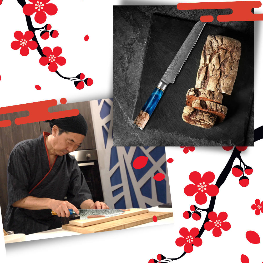 Sarı Deniz Serisi Japon Bıçakları - Ozerty