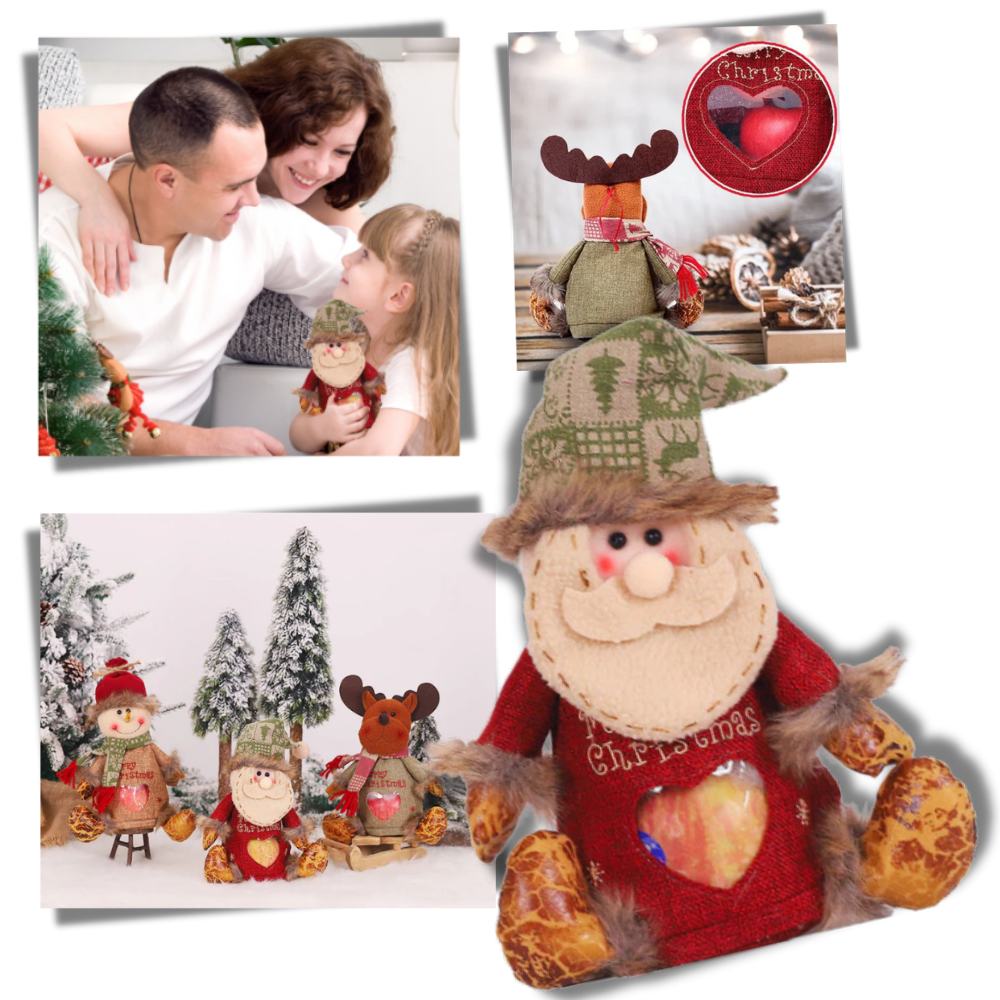 Zip Close Yeniden Kullanılabilir Yılbaşı Hediye Çantası - Ozerty