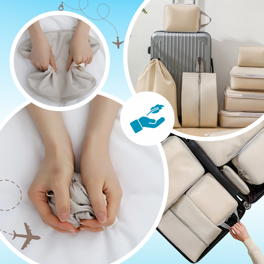 Fermuarlı Sıkıştırmalı Bagaj Düzenleyici - Ozerty