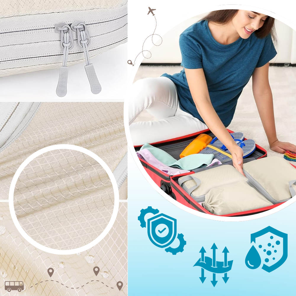 Fermuarlı Sıkıştırmalı Bagaj Düzenleyici - Ozerty