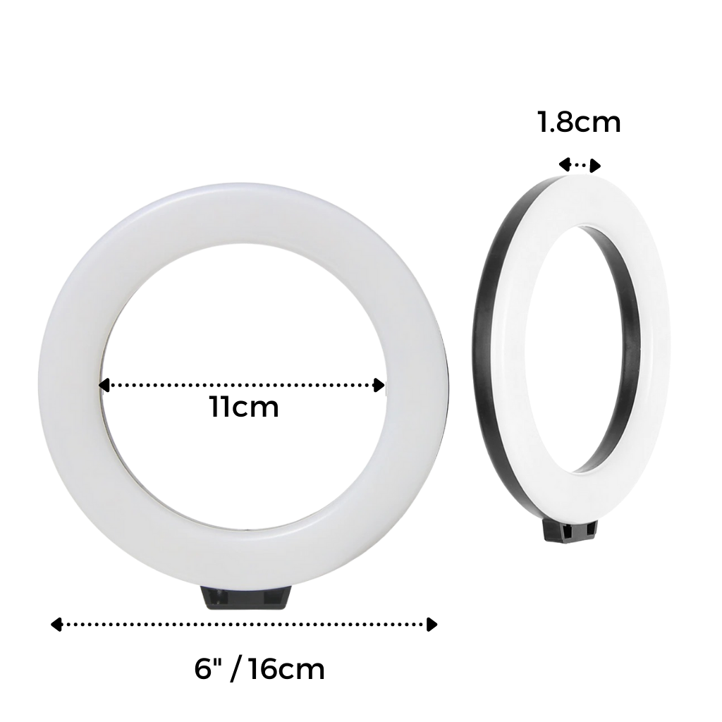 16 cm Standlı LED Halka Işık - Ozerty