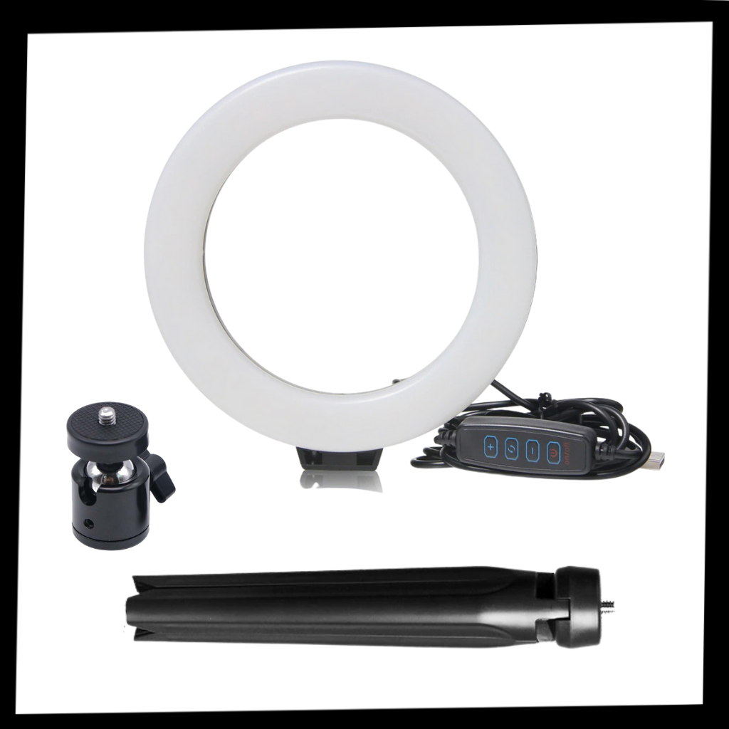 16 cm Standlı LED Halka Işık - Ozerty