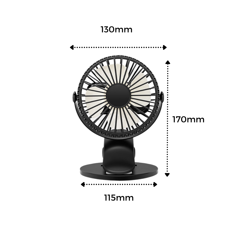 Taşınabilir Şarj Edilebilir USB Fan - Ozerty